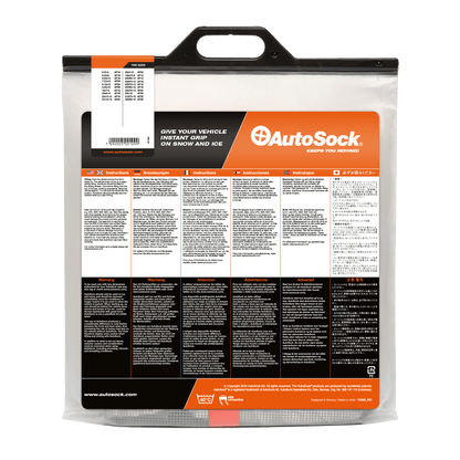 AutoSock snøsokker produktemballasje for gaffeltrucker (bak) AF18